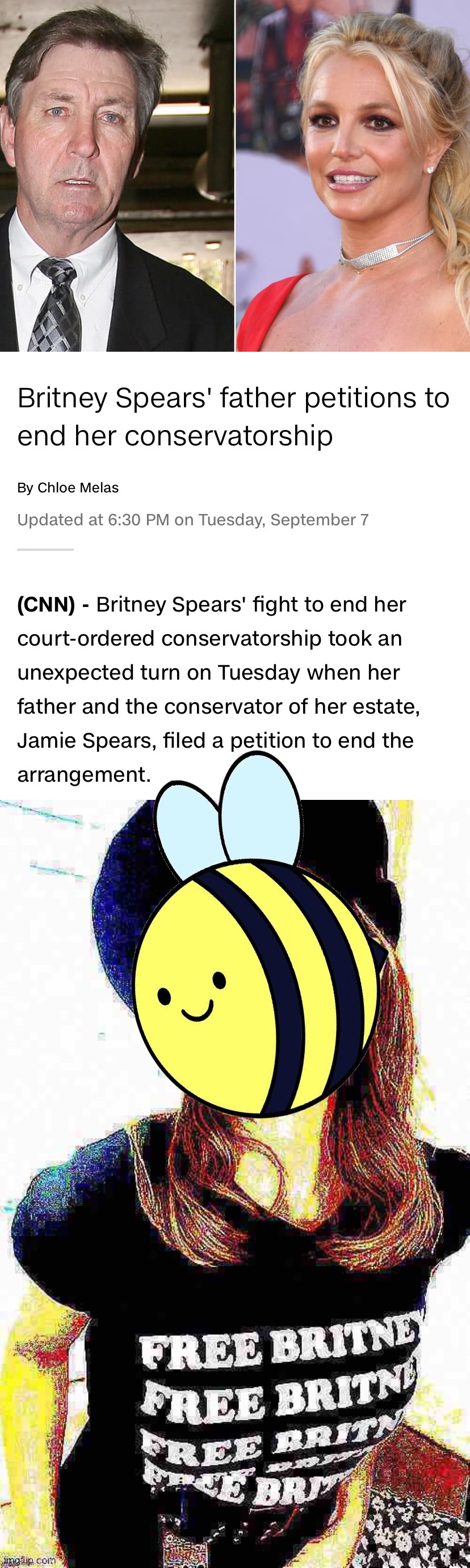 Well boys, we did it. While no one was looking, we freed Britney Spears. [Wholesome PRESIDENTS content] | image tagged in britney freed,free britney,britney spears,leave britney alone,wholesome presidents content,beez | made w/ Imgflip meme maker