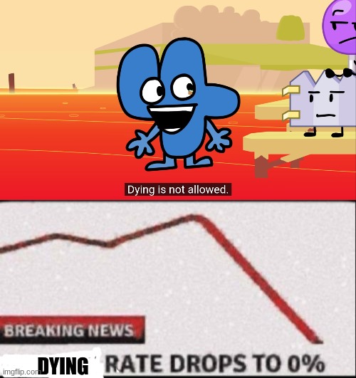DYING | image tagged in suicide rate drops to zero | made w/ Imgflip meme maker