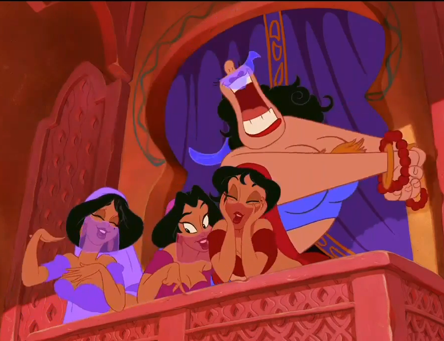 Aladdin fan girls Blank Meme Template