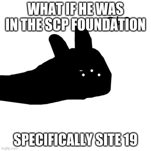 Ok? | WHAT IF HE WAS IN THE SCP FOUNDATION; SPECIFICALLY SITE 19 | image tagged in ok | made w/ Imgflip meme maker