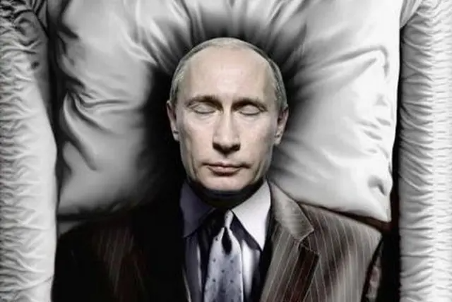 High Quality Vladimir Putin Coffin dead Blank Meme Template