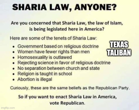 TEXAS TALIBAN | made w/ Imgflip meme maker