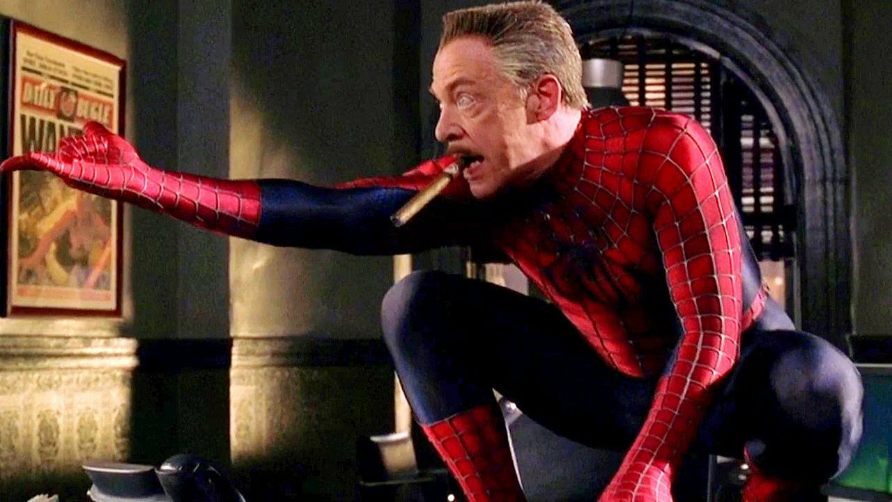 J Jonah Jameson as Spider-Man Blank Meme Template