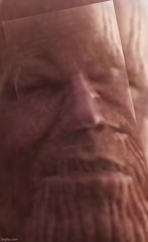 Constipated thanos bc yes | image tagged in thanos | made w/ Imgflip meme maker