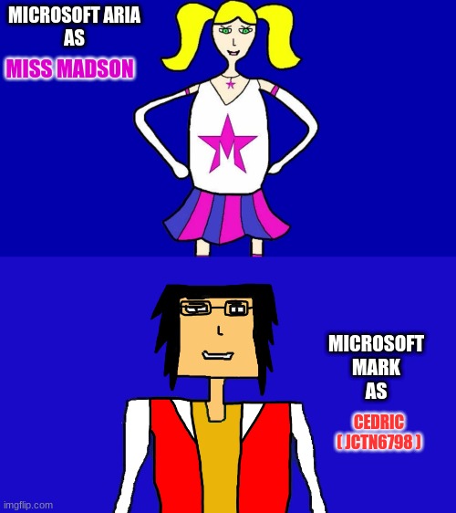 Double Guest Signature Card #2 | MICROSOFT ARIA
AS; MISS MADSON; MICROSOFT MARK
AS; CEDRIC ( JCTN6798 ) | image tagged in davemadson | made w/ Imgflip meme maker