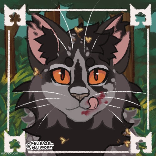 Sundapple's sister, Smoketrail | image tagged in yes,warrior cats,oc | made w/ Imgflip meme maker