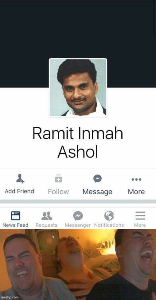 Who made this name LMAO | image tagged in laugh die | made w/ Imgflip meme maker