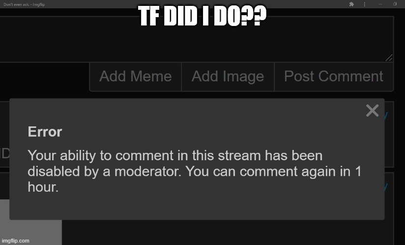 TF DID I DO?? | made w/ Imgflip meme maker