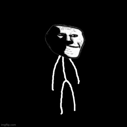 Lonely void Trollface | image tagged in memes,blank transparent square | made w/ Imgflip meme maker