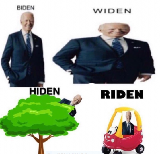 four stages of biden Blank Meme Template