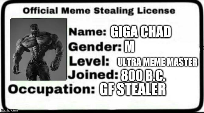 NEW Funny Gigachad Meme Giga Chad Alpha Male Sigma Male Memes T