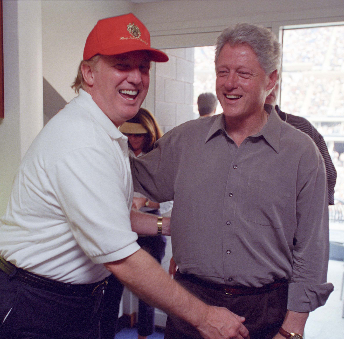 High Quality Donald J. Trump and Bill Clinton Blank Meme Template