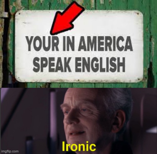 image tagged in palpatine ironic text | made w/ Imgflip meme maker