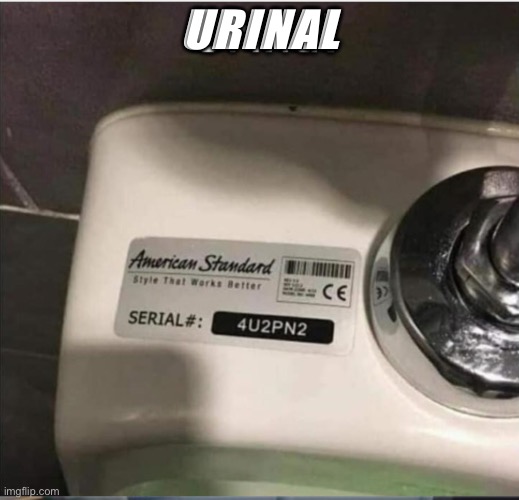 4u2pN2 | URINAL | image tagged in 4u2pn2 | made w/ Imgflip meme maker