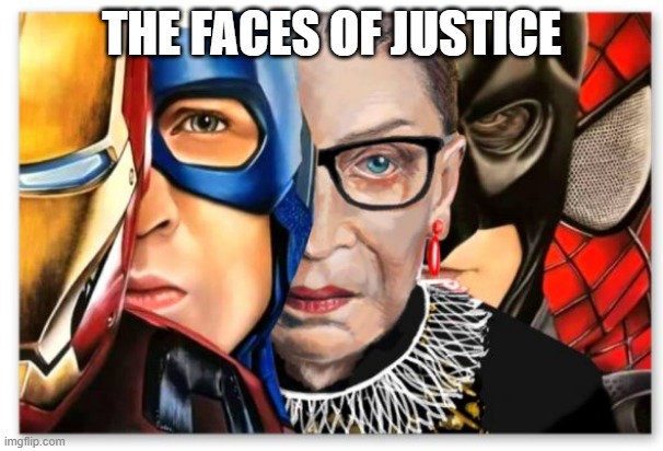 Justice Incarnate | THE FACES OF JUSTICE | image tagged in superheroes | made w/ Imgflip meme maker