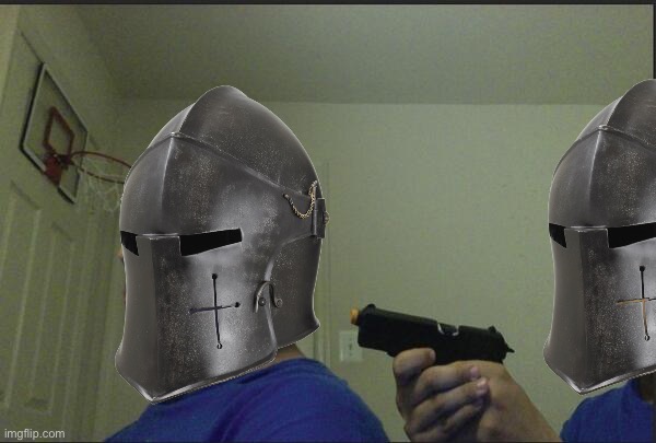 High Quality Crusader trust no one not even yourself Blank Meme Template