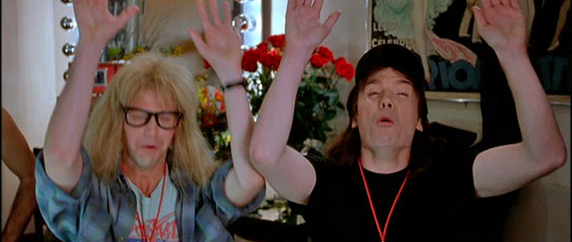 Wayne's World Blank Meme Template