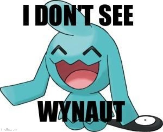 WYNAUT | image tagged in wynaut | made w/ Imgflip meme maker