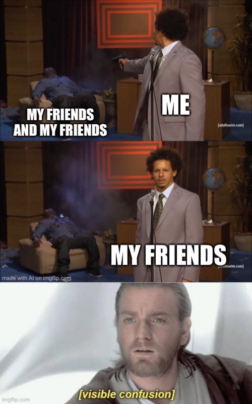 (Confuses in ai) | image tagged in visible confusion | made w/ Imgflip meme maker