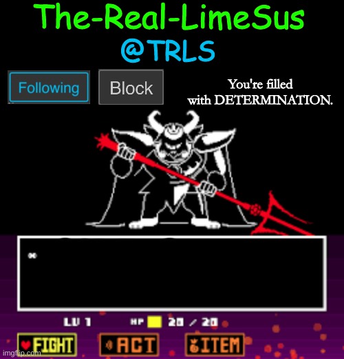 LimeSus Undertale Announcement Temp V1 (5) | image tagged in limesus undertale announcement temp v1 5 | made w/ Imgflip meme maker