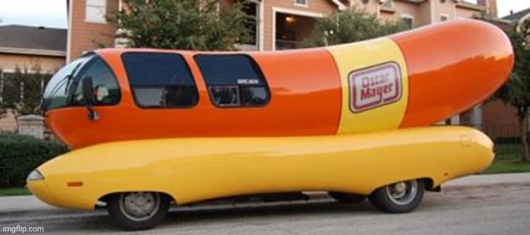 Wiener mobile | image tagged in wiener mobile | made w/ Imgflip meme maker