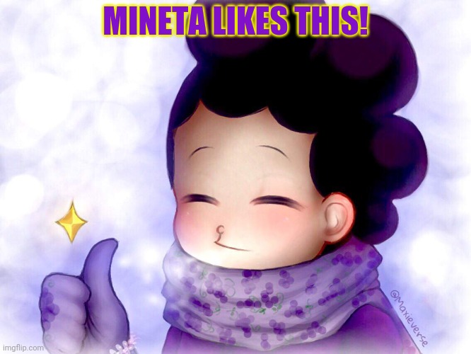 Mineta Approves | MINETA LIKES THIS! | image tagged in mineta approves | made w/ Imgflip meme maker