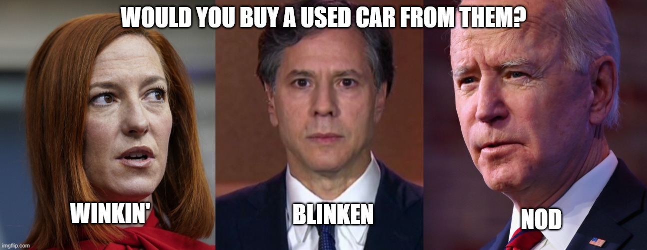 WOULD YOU BUY A USED CAR FROM THEM? NOD; BLINKEN; WINKIN' | made w/ Imgflip meme maker