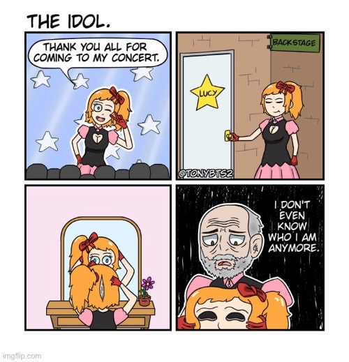 The Idol by Demilked (Credit in comments) Because the last comic got so many upvotes quickly, here is a bonus one! | image tagged in comics,demilked,memes,funny | made w/ Imgflip meme maker