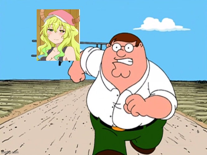 Peter Griffin running away | image tagged in peter griffin running away | made w/ Imgflip meme maker