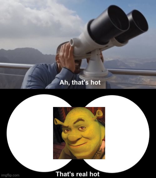 That’s Hot | image tagged in that s hot,shrek | made w/ Imgflip meme maker