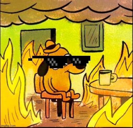 This is fine | image tagged in this is fine | made w/ Imgflip meme maker