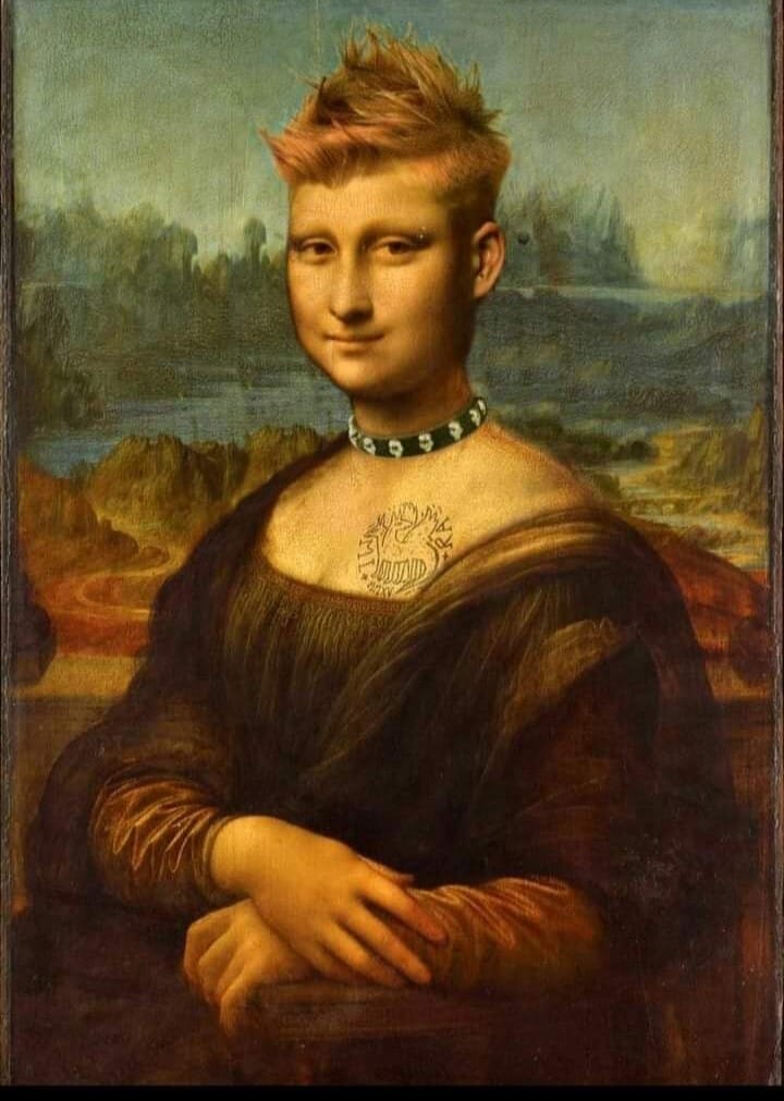 Mona Lisa this morning Blank Meme Template