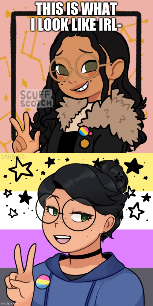 the only thing changed is that i'll have shorter hair! :D | THIS IS WHAT I LOOK LIKE IRL- | image tagged in w o,me in the future | made w/ Imgflip meme maker