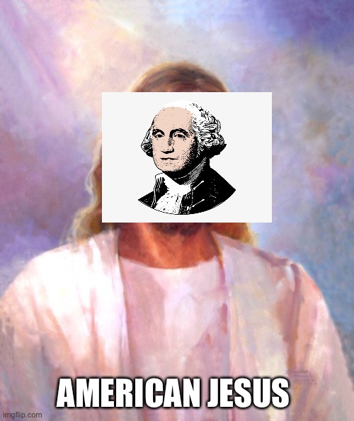 A murican jesus | AMERICAN JESUS | image tagged in memes,smiling jesus | made w/ Imgflip meme maker