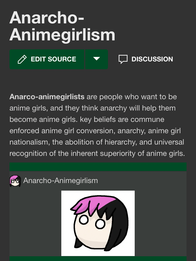 Anarcho-Animegirlism Blank Meme Template