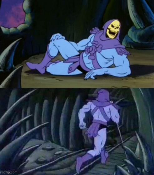 Skeletor Blank Meme Template