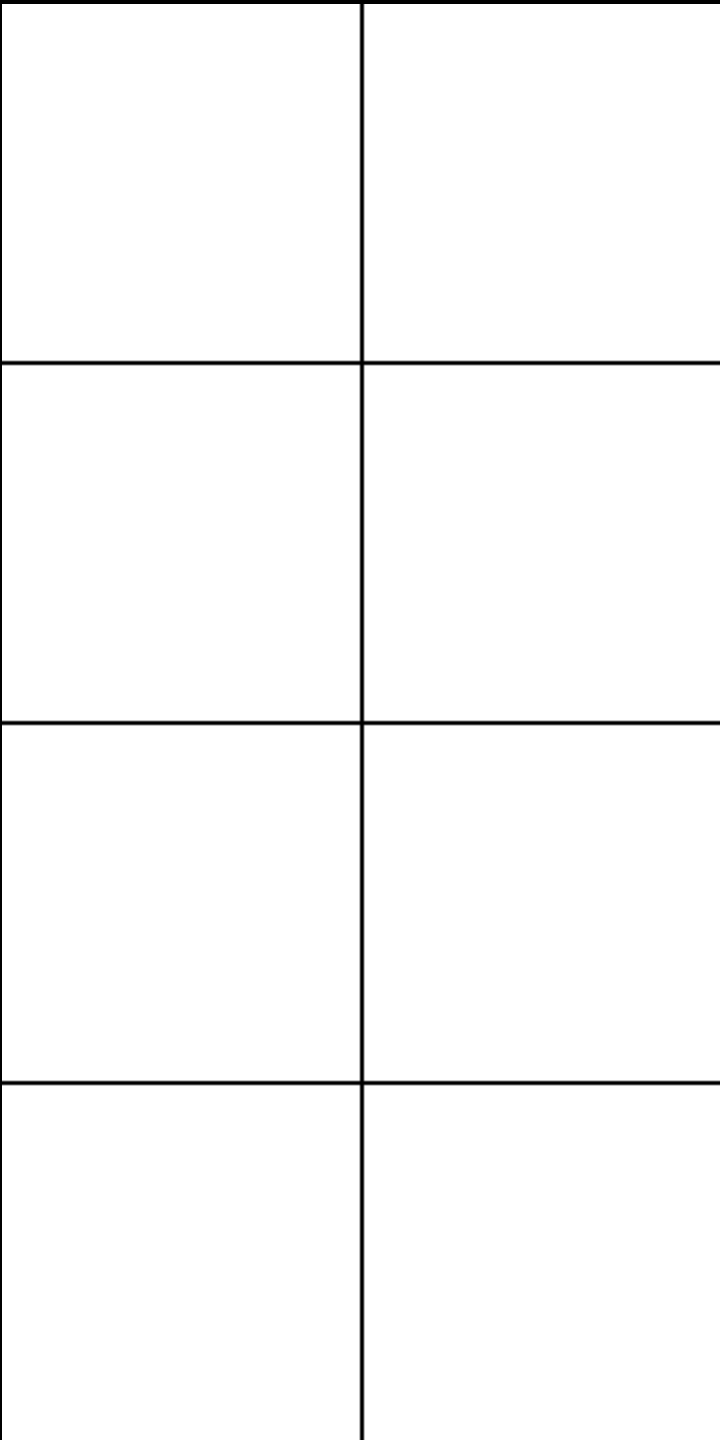 Blank 8 square panel template Blank Meme Template