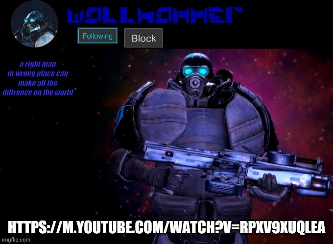 https://m.youtube.com/watch?v=RpxV9xuqLeA | HTTPS://M.YOUTUBE.COM/WATCH?V=RPXV9XUQLEA | image tagged in wallhammer | made w/ Imgflip meme maker