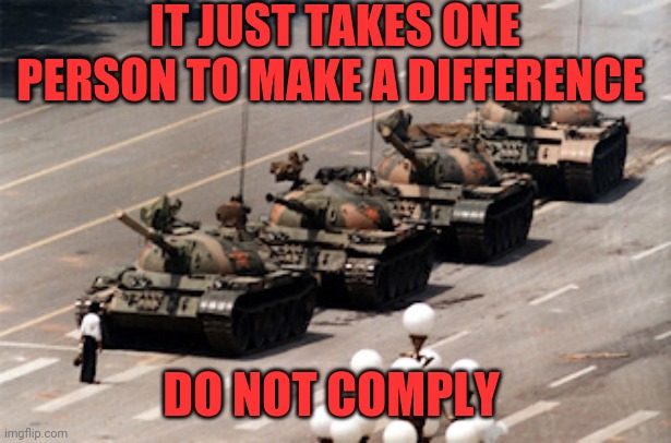 Fight back | IT JUST TAKES ONE PERSON TO MAKE A DIFFERENCE; DO NOT COMPLY | image tagged in fight,biden,joe biden,democrats,rino,constitution | made w/ Imgflip meme maker