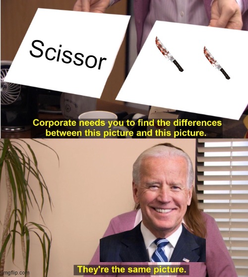 What is the difference | Scissor | image tagged in memes,they're the same picture | made w/ Imgflip meme maker