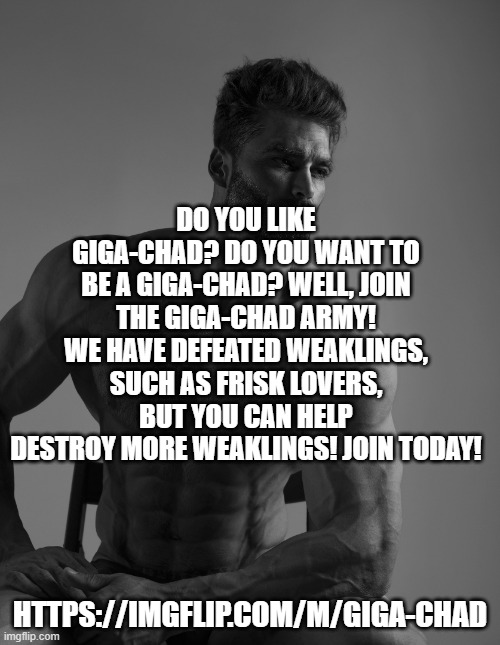 giga chad - Imgflip