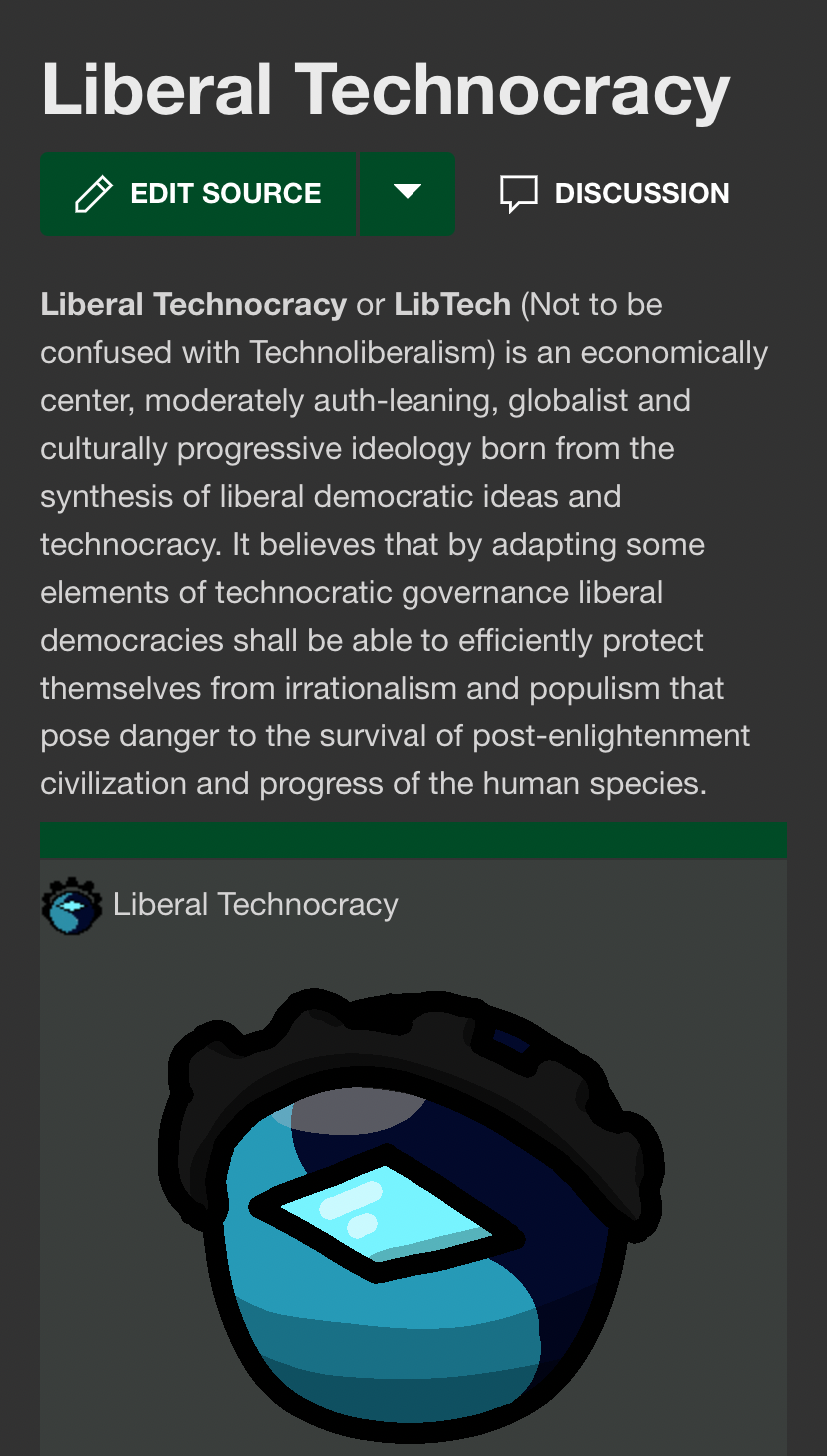 Liberal technocracy ideology Blank Meme Template