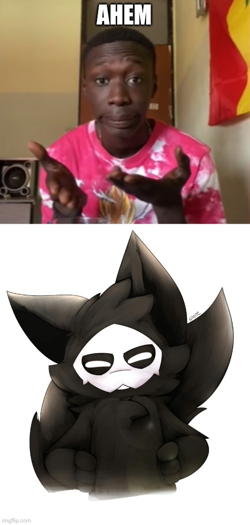 AHEM | image tagged in khaby lame,puro 3 | made w/ Imgflip meme maker