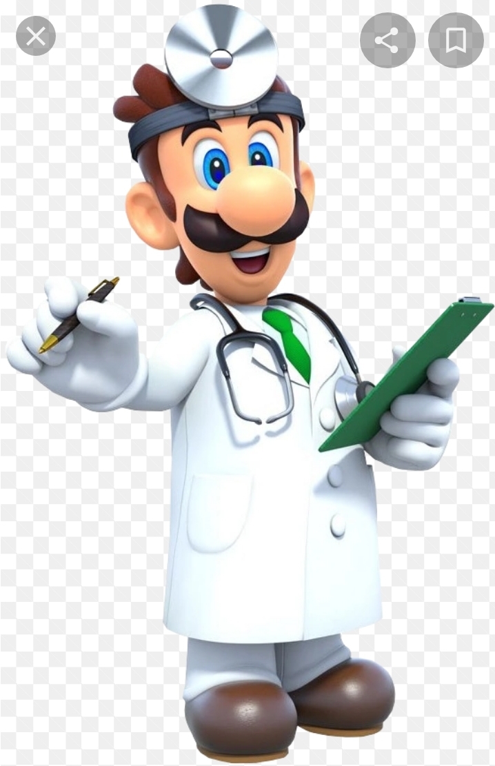 High Quality Dr. Luigi Blank Meme Template
