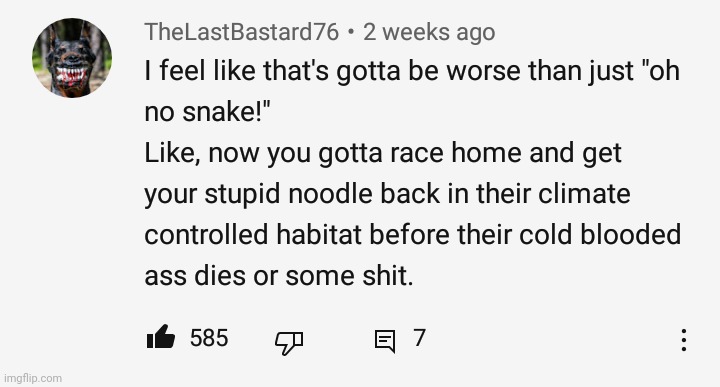 "Stupid noodle" | made w/ Imgflip meme maker