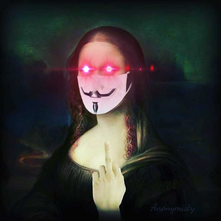 High Quality Mona don't give AF Blank Meme Template