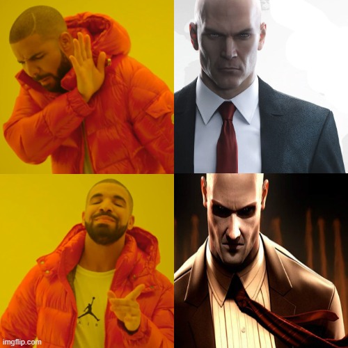 I miss the real hitman | image tagged in based,hitman,original trilogy is better than woa | made w/ Imgflip meme maker