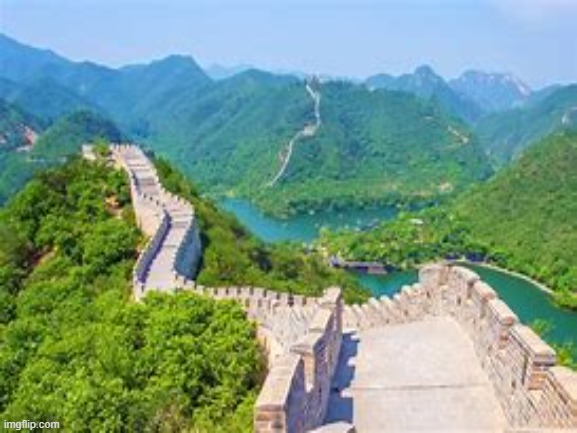 great wall | image tagged in views | made w/ Imgflip meme maker
