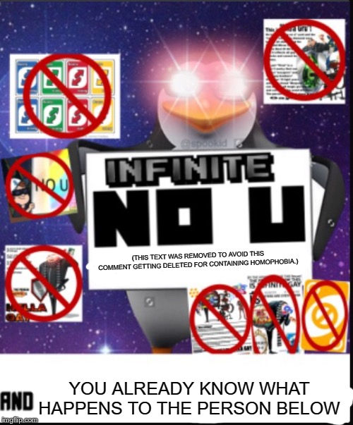 Infinite No U Clean Blank Meme Template