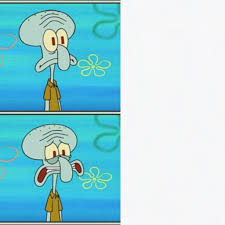 High Quality Squidward Thanks Blank Meme Template